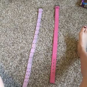 Pink belts